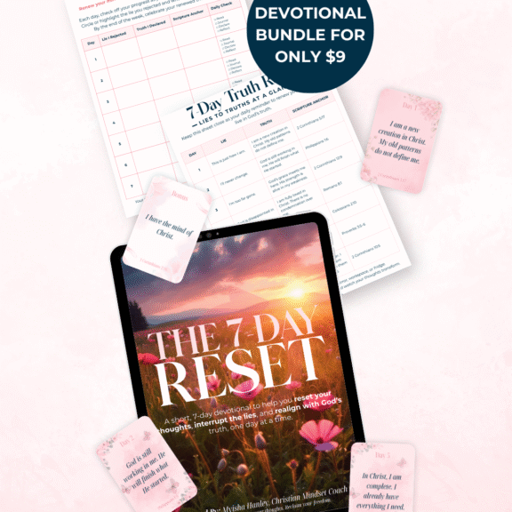 7-Day Reset Devotional Bundle – Christian Mindset Reset to Renew Your Mind